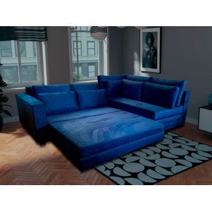 Sofá de Canto Sfc_mm 04 que Se Transforma em Sofá Cama de Casal Resistente e Confortável Sued