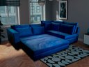 Ver imagem 1 de Sofá de Canto Sfc_mm 04 que Se Transforma em Sofá Cama de Casal Resistente e Confortável Sued