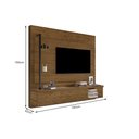 Ver imagem 3 de Painel Home Suspenso Estilo Industrial Galea Tv 55 Polegadas Luapa Móveis