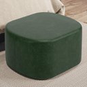 Ver imagem 7 de Kit 2 Puffs Decorativos Orgânico para Living Quarto 70cm Doha W01 Couríssimo Verde Musgo - Lyam