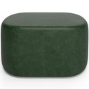 Ver imagem 3 de Kit 2 Puffs Decorativos Orgânico para Living Quarto 70cm Doha W01 Couríssimo Verde Musgo - Lyam