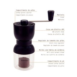 Moedor de Café Tramontina em Plástico Abs Moinho em Cerâmica - 6