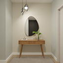 Ver imagem 2 de Espelho Orgânico 115cm X 70cm E02 Moldura Couro Caramelo