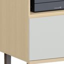 Ver imagem 7 de Paneleiro Cozinha Torre Quente 70cm Pierre Carvalho/cinza L01 - Mpozenato