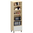 Ver imagem 5 de Paneleiro Cozinha Torre Quente 70cm Pierre Carvalho/cinza L01 - Mpozenato