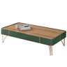 Mesa de Centro Decorativa Harmony B01 Verde Pistache Freijó - 1