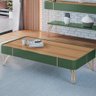 Mesa de Centro Decorativa Harmony B01 Verde Pistache Freijó - 6