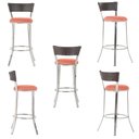 Ver imagem 5 de Kit Banqueta Bistro para Bar, Cozinha, Balcão em Alumínio e Fibra Tc Zanutto 6 Unidades Tabaco