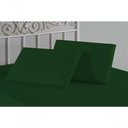 Ver imagem 4 de Kit Fronhas Nobre 2 Peças 50cm X 70cm Malha 100% Algodão - Verde-bandeira