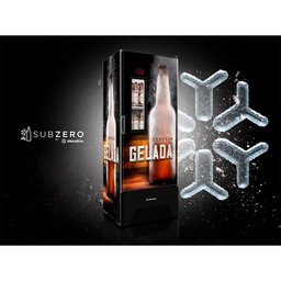 Visa Cooler 220v Porta com Visor 508/574 Litros Adesivada Gelada Vn50af Optima - Metalfrio - 4