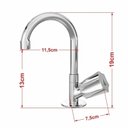 Ver imagem 6 de Kit Cuba Ro36 Cross com Torneira C50 e Válvula Abs