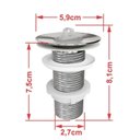 Ver imagem 7 de Kit Cuba Ro36 Cross com Torneira C50 e Válvula Abs