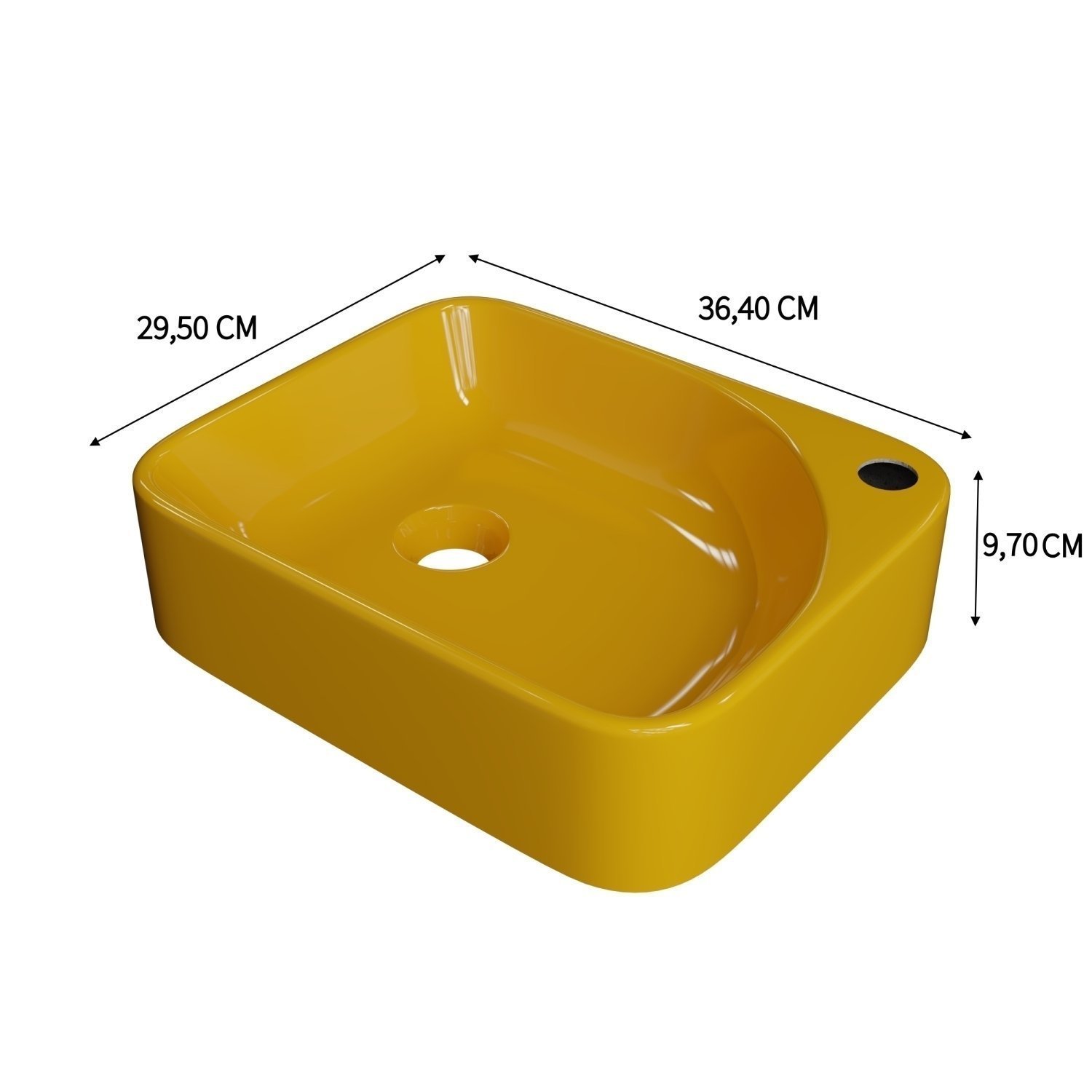 Kit Cuba Ro36 Cross com Torneira 1198 e Válvula Metal com Sifão e Flexível - 4