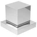 Ver imagem 4 de Kit 5 Acabamentos Registro Banheiro Quadrado Metal Preto Padrão Deca