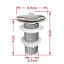 Ver imagem 7 de Kit Cuba Ro36 Cross com Torneira 1198 e Válvula Metal com Sifão e Flexível