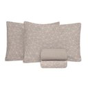 Ver imagem 1 de Jogo de Cama King Size Algodão 130 Fios 4 Peças Estampado