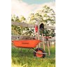 Carrinho de Mão Tramontina com Caçamba Extrafunda Metálica Laranja 80 L, Braço Metálico e Pneu com C - 3