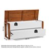 Baú Sapateira em Madeira Maciça e Mdf Craft - 3