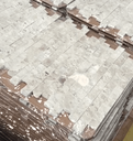 Ver imagem 2 de Mosaico Canjiquinha Travertino Bege - Kit de 10 Placas