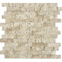 Ver imagem 1 de Mosaico Canjiquinha Travertino Bege - Kit de 10 Placas