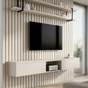 Ver imagem 1 de Nicho para Painel TV 180cm Basculante 2 Portas 100% MDF Cor Luna Casa Lar Shop