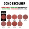 Kit 50 Discos de Lixa Velcro 125 X 22mm Grão 40 - 2