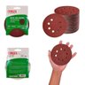 Kit 50 Discos de Lixa Velcro 125 X 22mm Grão 40 - 3