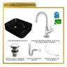 Kit Cuba Ro36 Cross com Torneira 1198 e Válvula Click com Sifão e Flexível - 10