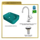 Ver mais imagens de Kit Cuba Ro36 Cross com Torneira 1198 e Válvula Metal