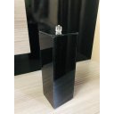 Ver imagem 1 de Porta Escovas De Vidro Com Tampa Preto Lavabo Banheiro