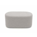 Ver imagem 4 de Puff Star Decorativo Bouclé Curvo para Sala e Recepção Luxo:Cinza/Bouclé