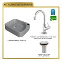 Ver mais imagens de Kit Cuba Ro36 Cross com Torneira 1198 e Válvula Metal