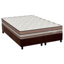 Ver imagem 1 de Cama Box Queen: Colchão Molas Ensacadas Orthoflex Masterpocket Seleto + Base Brown(158x198)