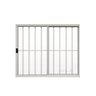 Janela de Correr 2 Folhas  C/Grade Alumínio Brilhante 1.00 x 1.20 Linha Modular - Hale - 1