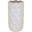 Ver imagem 1 de Vaso Decorativo Enfeite Casa Cerâmica 26x14x14cm Bege