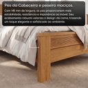 Ver imagem 6 de Cama Queen em MDF Cabeceira Frisada Paolo Rubi