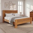 Ver imagem 1 de Cama Queen em MDF Cabeceira Frisada Paolo Rubi