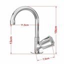 Ver imagem 6 de Kit Cuba Ro36 Cross com Torneira C50 e Válvula Abs com Sifão e Flexível