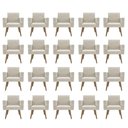 Ver imagem 1 de Kit 20 Poltronas: Elegância e Glamur Absolutos no Salão Bege