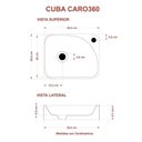 Ver imagem 5 de Kit Cuba Ro36 Cross com Torneira 1198 e Válvula Click