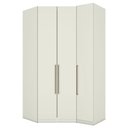 Ver imagem 1 de Armário 1 Porta com Armário de Canto Closet New Predileto Areia - Henn