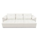 Ver imagem 6 de Sofá Retrátil Elétrico Sala de Estar Nolan Bipartido 257cm Conforto Premium em Couro Branco G58 - Gr