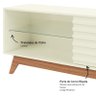 Rack para Tv até 55 Polegadas 1 Porta Retrô Off White/freijó - Dalla Costa - 6