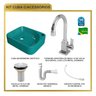 Kit Cuba Ro36 Cross com Torneira Luxo e Válvula Metal com Sifão e Flexível - 10