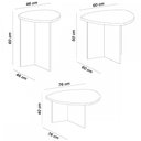 Ver imagem 5 de Mesa de Centro Delta Cedro/Off White - Artely Móveis