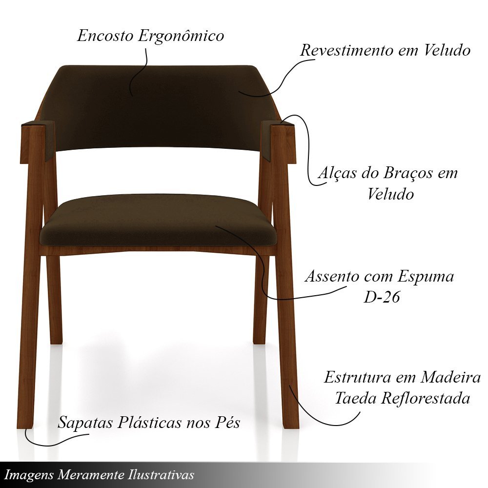 Conjunto Mesa de Jogos Carteado Bellagio Tampo Reversível e 6 Cadeiras Madeira Poker Base Estrela Ve - 5