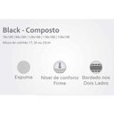 Ver imagem 2 de Colchão Queen D65 Herval Ortopédico Black 158x198x17