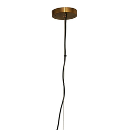 Pendente Caju Bronze e Conhaque (d)30cm (a)40cm 1xe27 40w - Rz001s - 1
