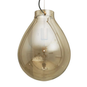 Ver imagem 2 de Pendente Caju Bronze e Conhaque (d)30cm (a)40cm 1xe27 40w - Rz001s