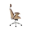 Ver imagem 4 de Cadeira de Escritório Presidente Giratória com Apoia Cabeça Office Lisboa